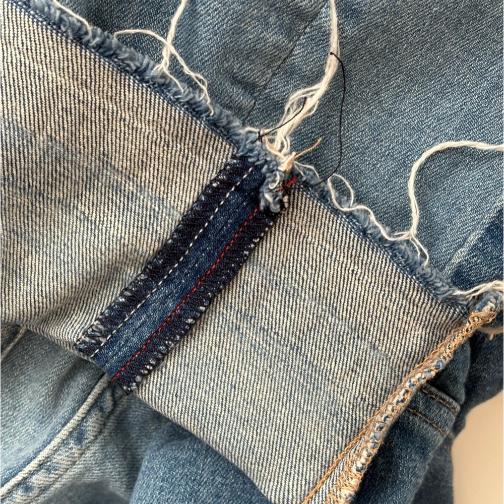Tommy Hilfiger High Rise Straight Ankle Two Tone Released Hem‎ Jeans - size 2 - Picture 12 of 15